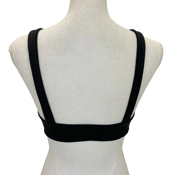 Skatie Penny Knot Front Bikini Top Medium Black - Picture 4 of 16